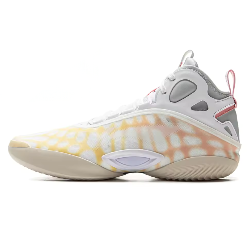 White Professional Basketball Shoes